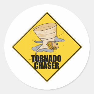 Sticker Rond Chaser Tornado