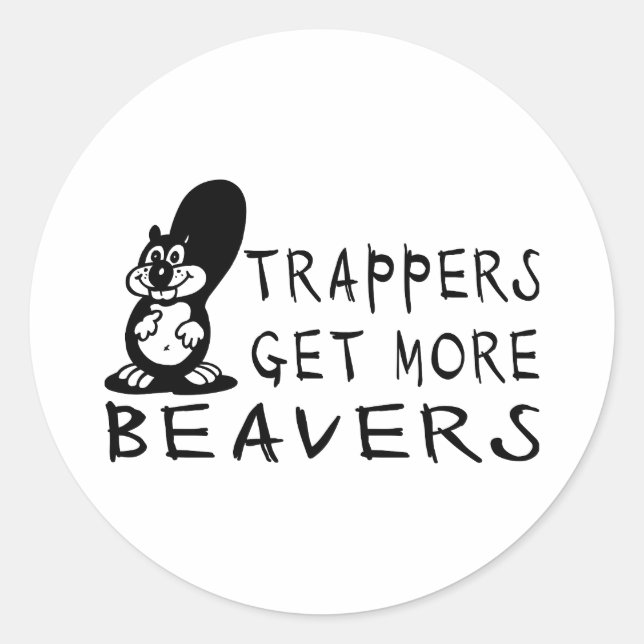 STICKER ROND CHASSE DE BEAVER (Devant)