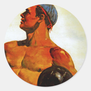 Sticker Rond Chasse soviétique vintage