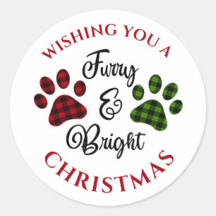Sticker Rond Chat de chien pour animaux de compagnie Stick de N