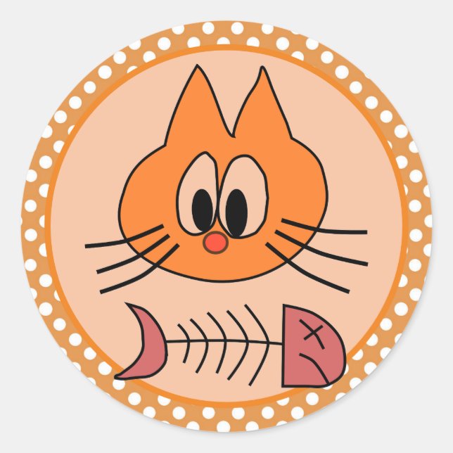 Sticker Rond Chaton (Devant)