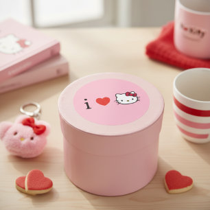 Sticker Rond Chatte