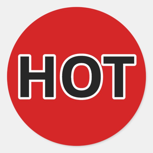 Sticker Rond chaud (Devant)