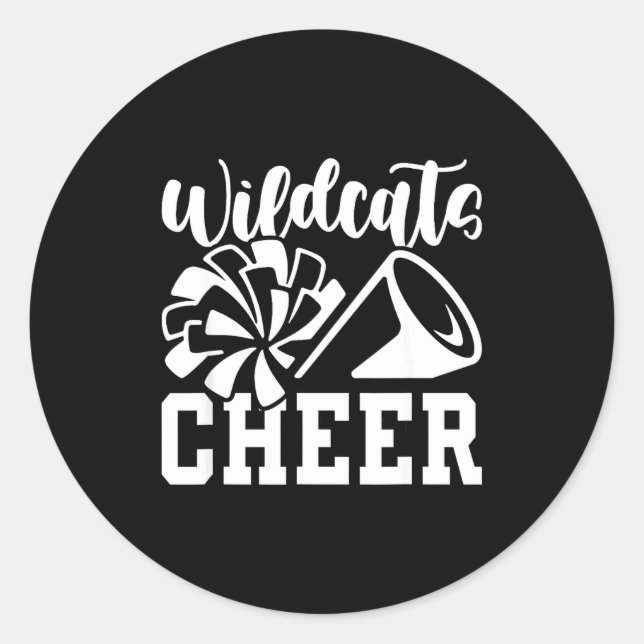 Sticker Rond Cheer Wilats Back To School Srit  (Devant)