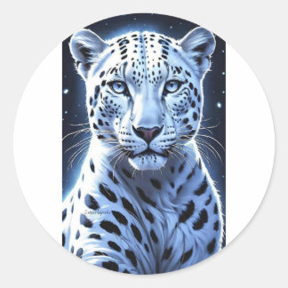 Sticker Rond Cheetah