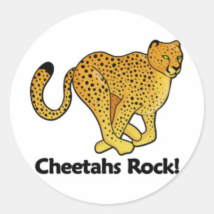 Sticker Rond Cheetahs Rock !