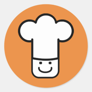 Sticker Rond Chef