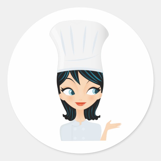 Sticker Rond Chef (Devant)
