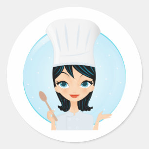 Sticker Rond Chef