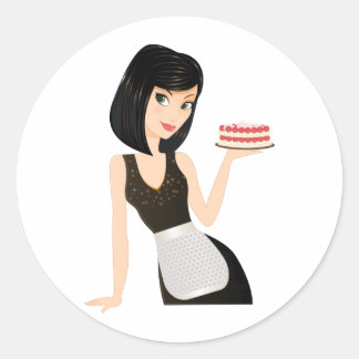 Sticker Rond Chef boulangerie