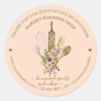 Chef de pâtisserie de catering Rustique Blush Rose