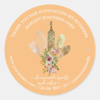 Chef de pâtisserie de traiteur motif eucalyptus ru