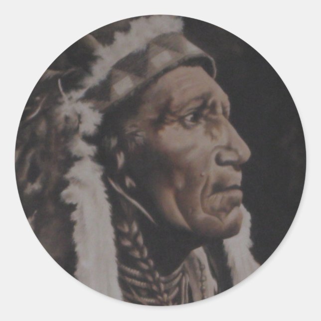 Sticker Rond Chef Joseph (Devant)