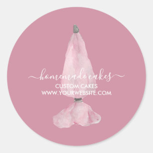 Sticker Rond Chef pâtissier Branding Boulangerie