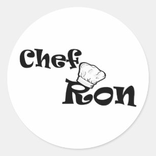 Sticker Rond Chef Ron