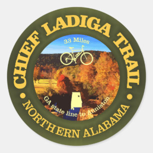 Sticker Rond Chemin Chief Ladiga (cyclisme c)