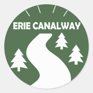 Sticker Rond Chemin Erie Canalway