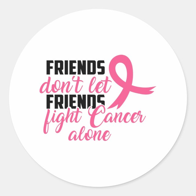 Sticker Rond Chemise à ruban pour la sensibilisation au cancer (Devant)