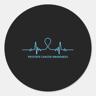 Sticker Rond Chemise contre le cancer de la prostate - Sensibil