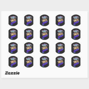 Sticker Rond Chemise de finissant de la promotion 2026 – Termin
