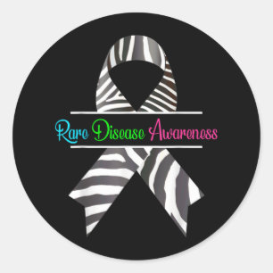 Sticker Rond Chemise de sensibilisation aux maladies rares - Ma