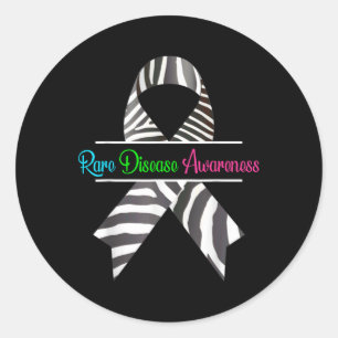 Sticker Rond Chemise de sensibilisation aux maladies rares - Ma
