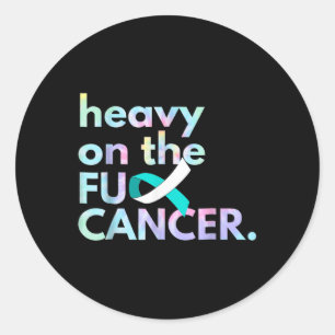 Sticker Rond Chemises De Sensibilisation Au Cancer Du Céramique