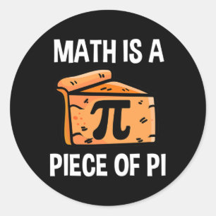 Sticker Rond Chemises Jour Pi Funny5