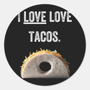 Sticker Rond Chemises Taco Pour Hommes Drôle Cinco De Mayo Mexi