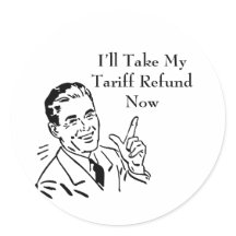 Chèque de remboursement de tarif vintage