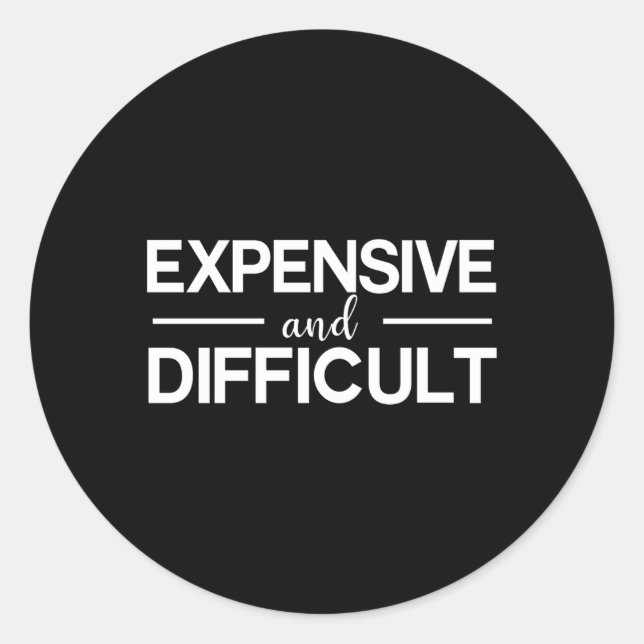 Sticker Rond Cher Et Difficile Bougie Bougee'S Ou N (Devant)