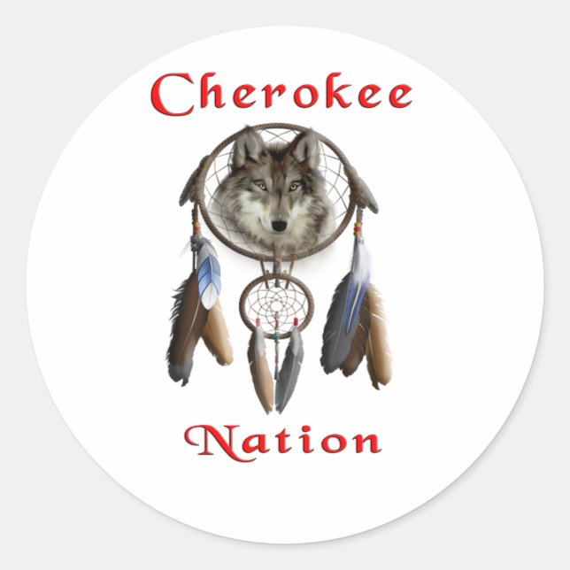 Sticker Rond Cherokee (Devant)