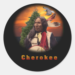 Sticker Rond Cherokee