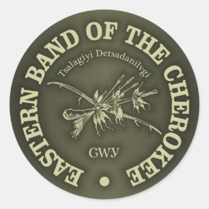 Sticker Rond Cherokee (bande orientale)
