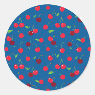 Sticker Rond Cherry