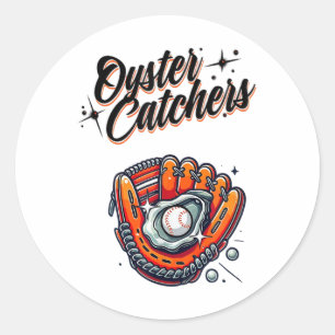 Sticker Rond Chesapeake Oyster Catchers Baseball