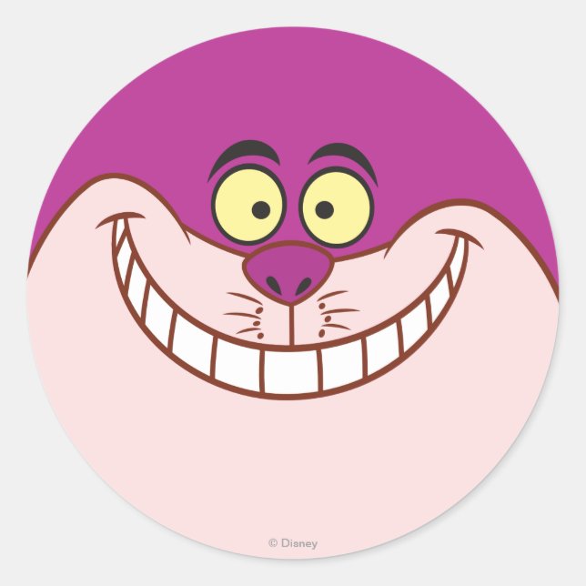 Sticker Rond Cheshire Cat (Devant)