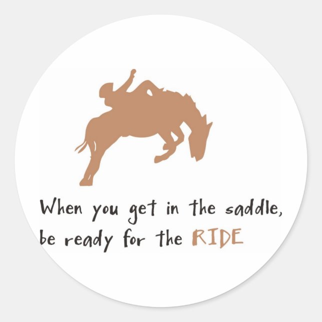 Sticker Rond cheval (Devant)