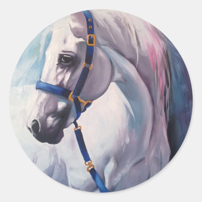 Sticker Rond Cheval (Devant)