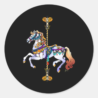 Sticker Rond Cheval Carrousel Cheval 186 Pony