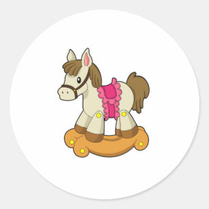 Sticker Rond Cheval comme Cheval Rocking.PNG