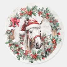 Cheval gris blanc Bois de fer de la baie de Noël
