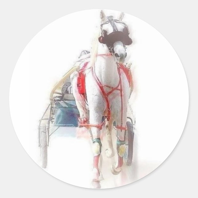 Sticker Rond Cheval standard (Devant)