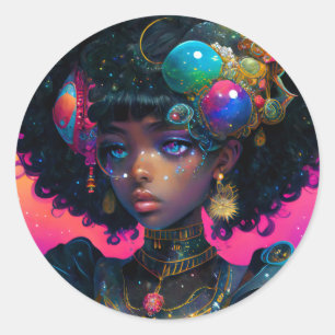 Sticker Rond Chevalier adoré