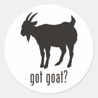 Sticker Rond Chèvre