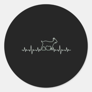 Sticker Rond Chèvre