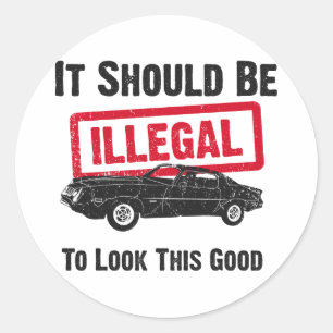 Sticker Rond Chevrolet Camaro 1978 Z28