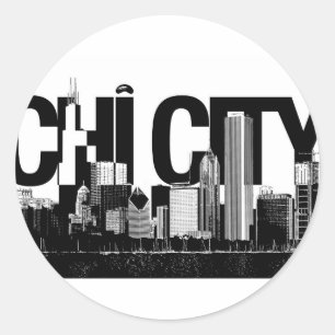 STICKER ROND CHI CITY 1