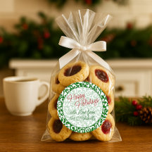 Chic Vert foncé blanc Damas Floral Art Motif