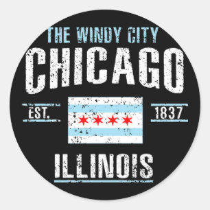 Sticker Rond Chicago